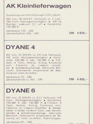 Preisliste 1970 - Seite 2