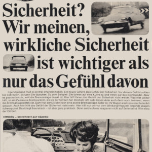 Genügt Ihnen ein Gefühl der Sicherheit? Wir meinen, wirkliche Sicherheit ist wichtiger als nur ein Gefühl davon, 1965