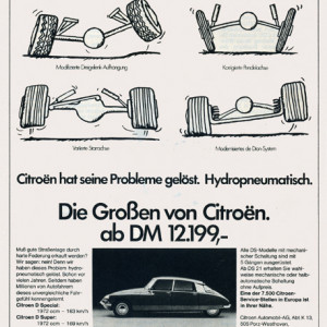 Die großen von Citroën, Hydropneumatik, 1972