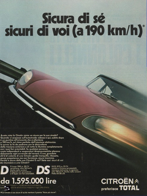 Sicura di sé sicuri di voi (a 190 km/h), Italien 1970 Sicura di sé sicuri di voi (a 190 km/h), Italien 1970