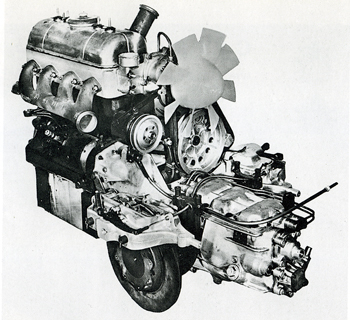 Abgeleitet vom Motor des 11 CV: Antrieb der DS 19