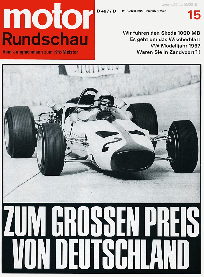 Motor Rundschau - 15/1966 (Deckblatt)