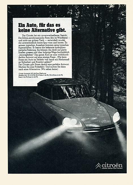 Keine Alternative, 1968