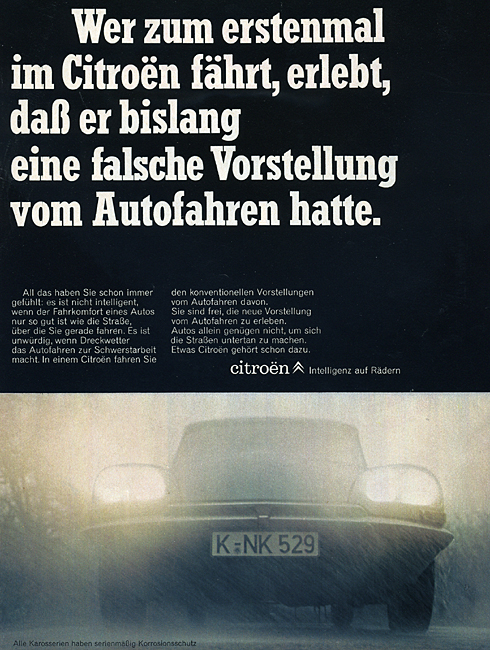 Wer zum erstenmal Citroën fährt, 1970